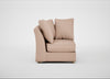 Tailor Curved Left Hand Facing Corner Unit Capelo Linen-Cotton Rosedale / Natural