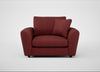 Snooze Loveseat Capelo Linen-Cotton Etruscan Red