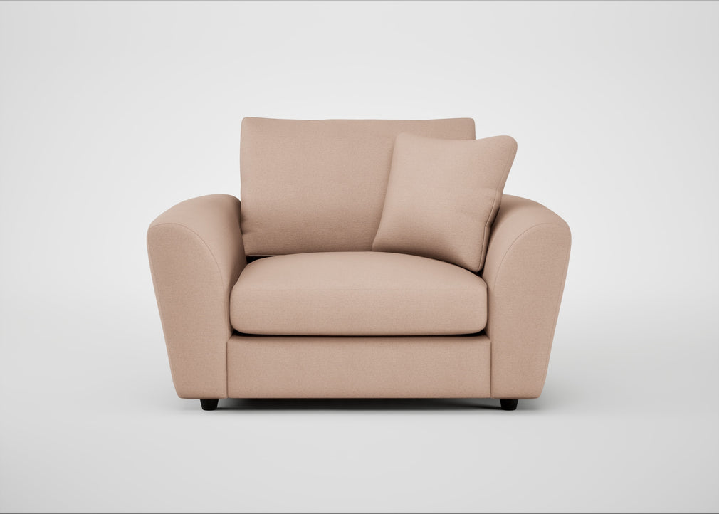 Snooze Loveseat Capelo Linen-Cotton Rosedale