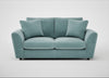 Snooze 3 Seater Sofa Smart Luxe Velvet Mineral Blue