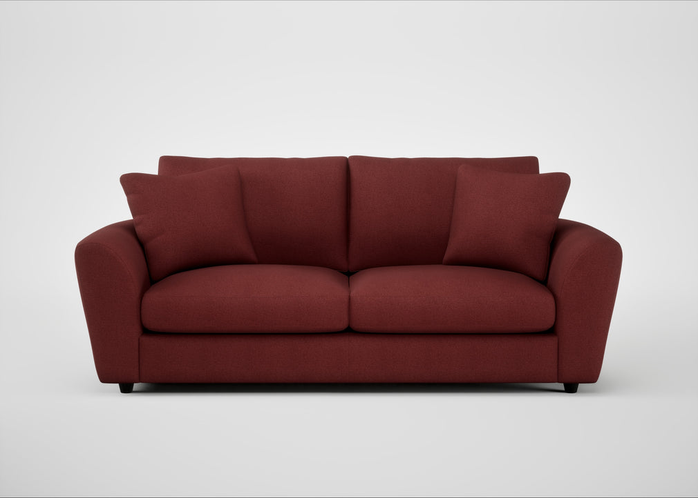 Snooze 4 Seater Sofa Capelo Linen-Cotton Etruscan Red