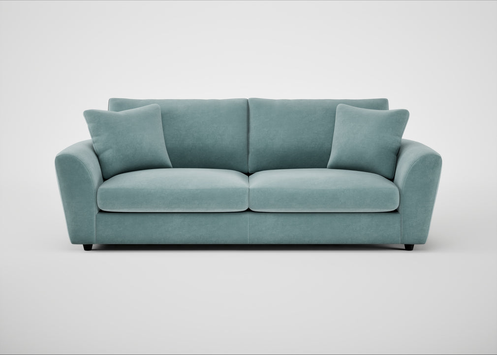 Snooze 5 Seater Sofa Smart Luxe Velvet Mineral Blue