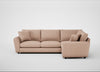 Snooze Right Hand Facing Corner Sofa Capelo Linen-Cotton Rosedale
