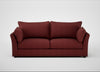 Tailor 4 Seater Sofa Capelo Linen-Cotton Etruscan Red / Black