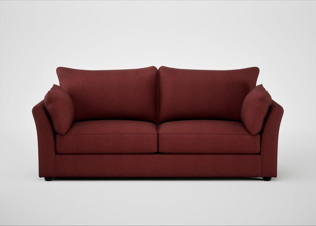 Tailor 4 Seater Sofa Capelo Linen-Cotton Etruscan Red / Black