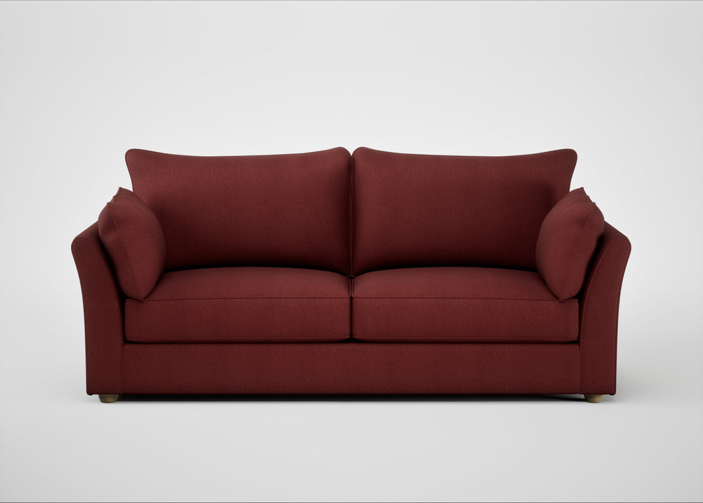 Tailor 4 Seater Sofa Capelo Linen-Cotton Etruscan Red / Natural