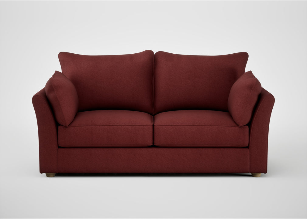 Tailor 3 Seater Sofa Capelo Linen-Cotton Etruscan Red / Natural