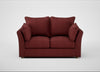 Tailor 2 Seater Sofa Capelo Linen-Cotton Etruscan Red / Natural