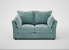 Tailor 2 Seater Sofa Smart Luxe Velvet Mineral Blue / Black