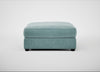 Tailor Square Footstool Smart Luxe Velvet Mineral Blue / Black