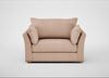 Tailor Loveseat Capelo Linen-Cotton Rosedale