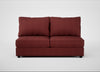 Tailor Large Armless Unit Capelo Linen-Cotton Etruscan Red / Black