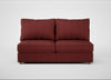 Tailor Large Armless Unit Capelo Linen-Cotton Etruscan Red / Natural