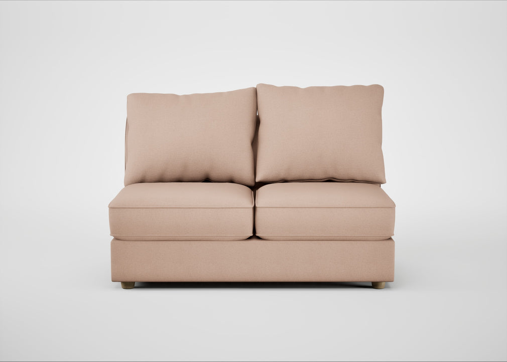 Tailor Medium Armless Unit Capelo Linen-Cotton Rosedale / Natural