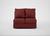 Tailor Double Armless Unit Capelo Linen-Cotton Etruscan Red / Natural
