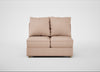 Tailor Double Armless Unit Capelo Linen-Cotton Rosedale / Natural