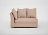 Tailor Large Curved Left Hand Facing Corner Unit Capelo Linen-Cotton Rosedale / Natural