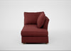 Tailor Right Hand Facing Chaise Unit Capelo Linen-Cotton Etruscan Red / Natural