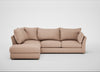 Tailor Left Hand Facing Corner Sofa Capelo Linen-Cotton Rosedale / Natural