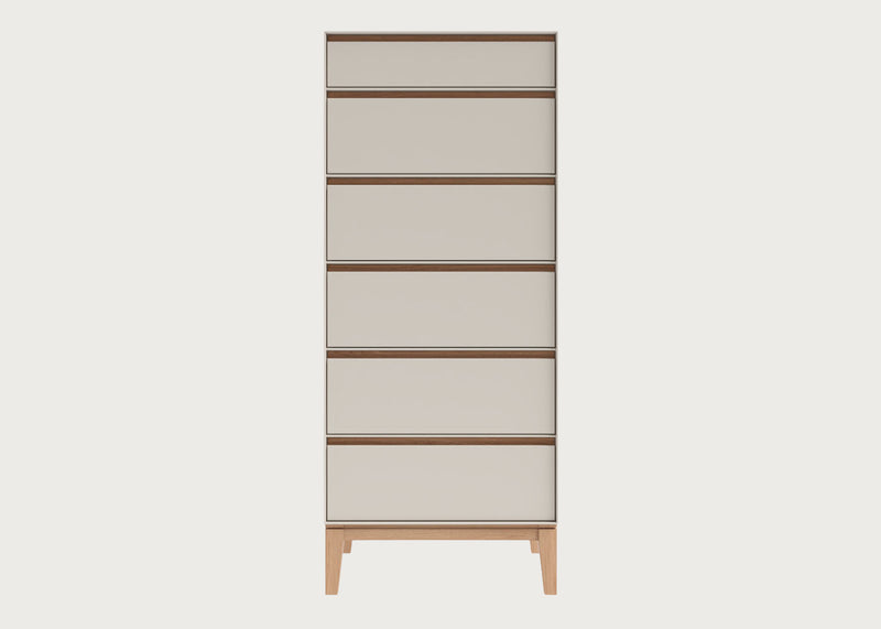 Lars Tallboy 6 Drawer Dresser