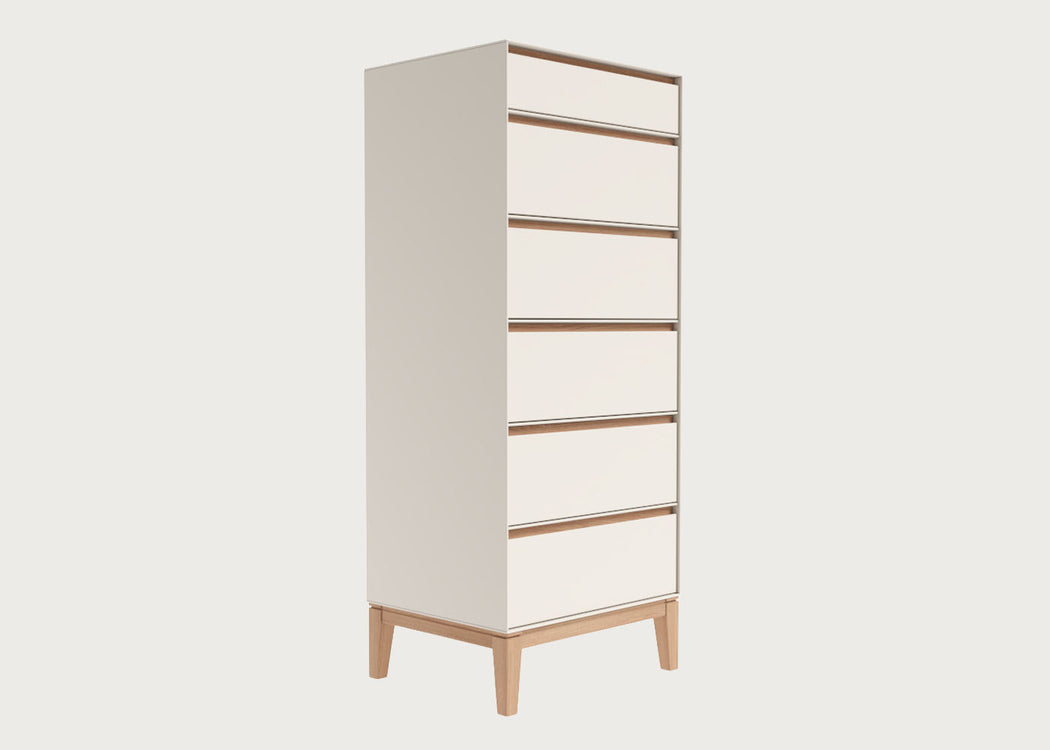 Lars Tallboy 6 Drawer Dresser