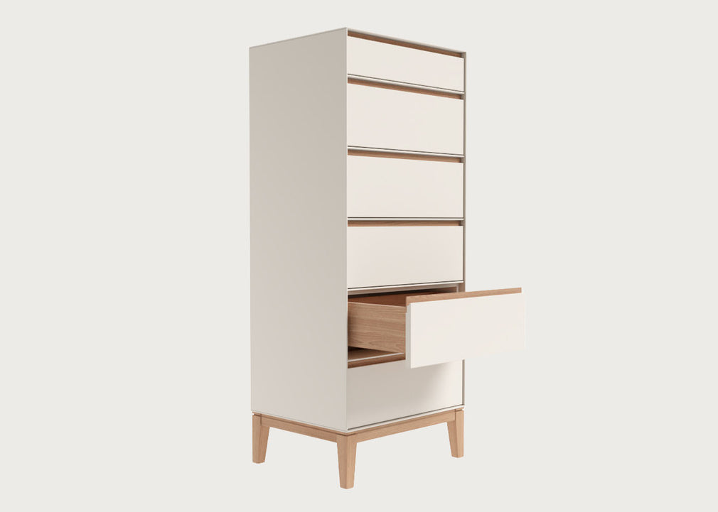Lars Tallboy 6 Drawer Dresser