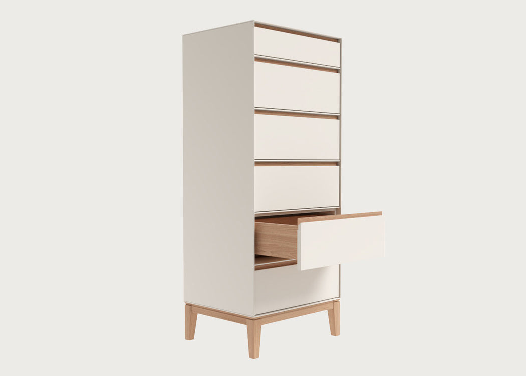 Lars Tallboy 6 Drawer Dresser