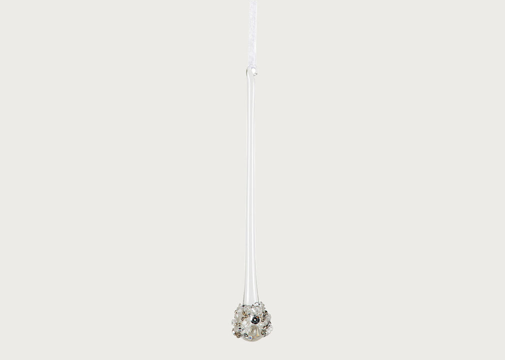 Glass Treasure Drop Bauble 20cm