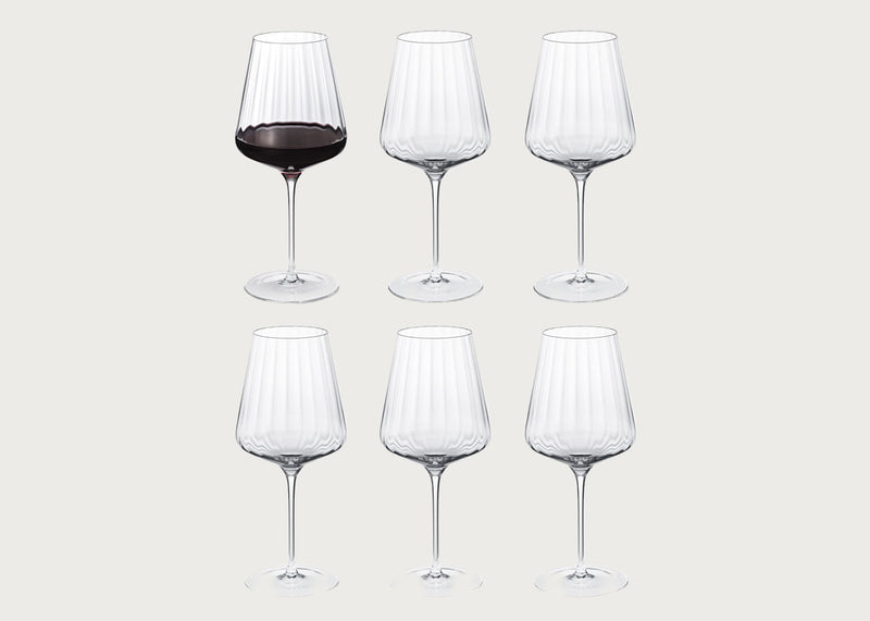 Bernadotte Red Wine Glass Set of 6