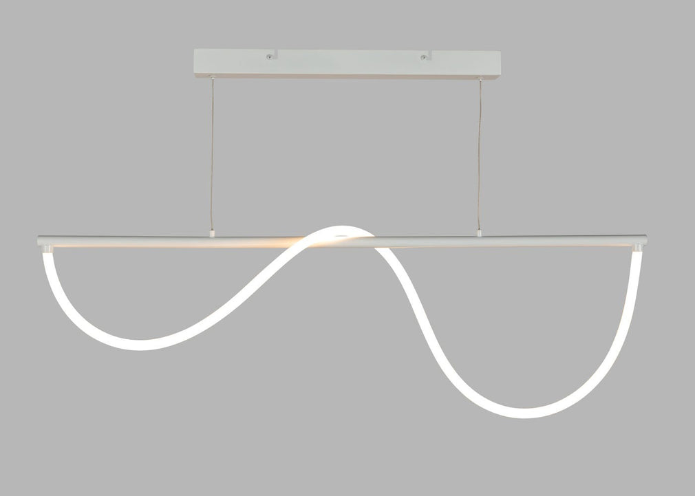 Wave LED Long Pendant Light