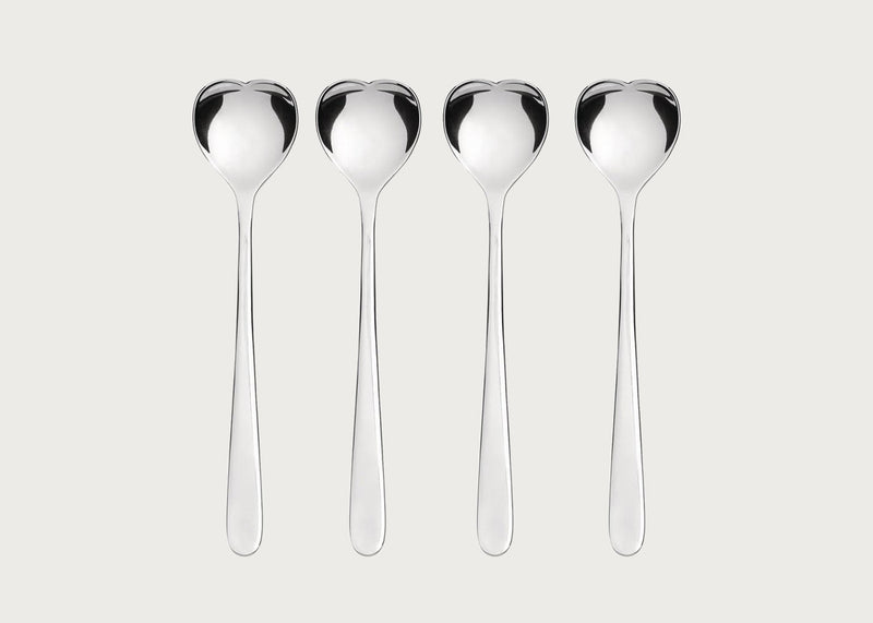 Big Love Set of 4 Ice Cream Spoons
