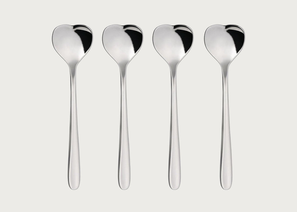 Big Love Set of 4 Tea Spoons