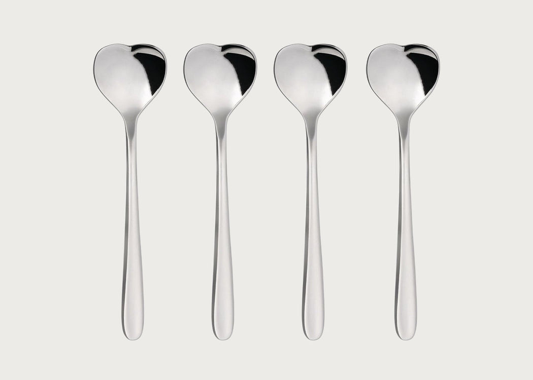 Big Love Set of 4 Tea Spoons