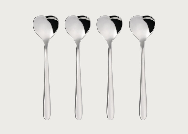 Big Love Set of 4 Tea Spoons