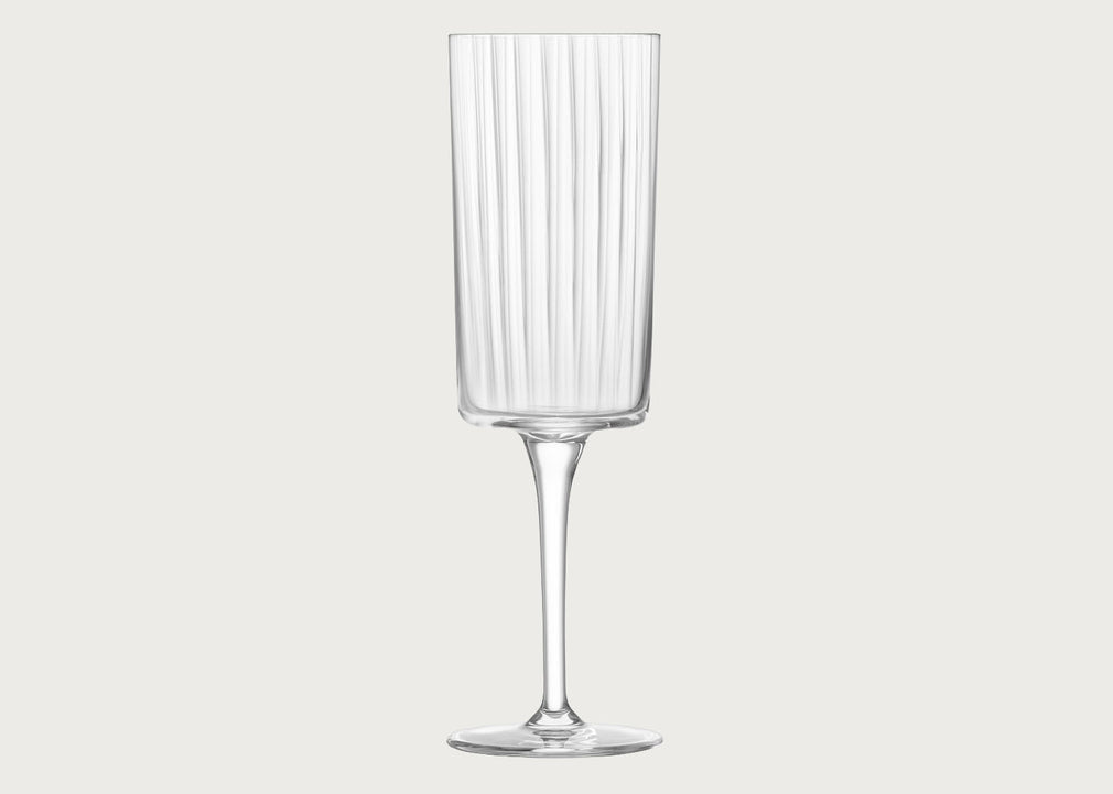 Gio Line Champagne Flute Set of 4 Clear