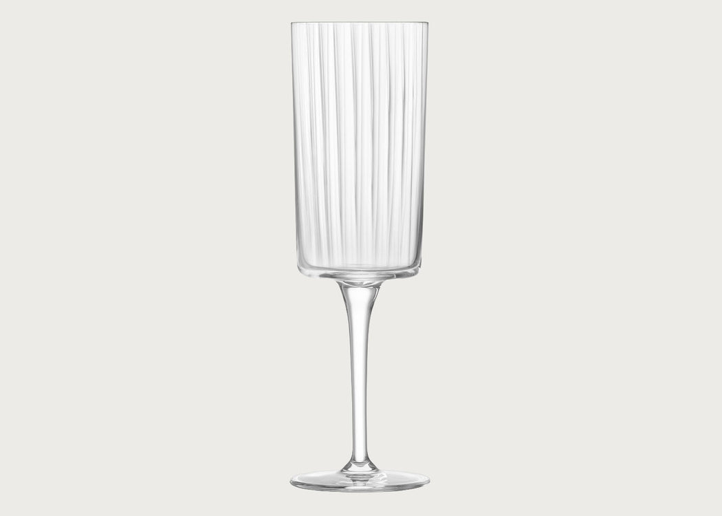 Gio Line Champagne Flute Set of 4 Clear