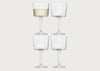 Gio Line Wine Glass Set of 4 Clear