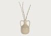 Terracotta Vase Cream with Handles