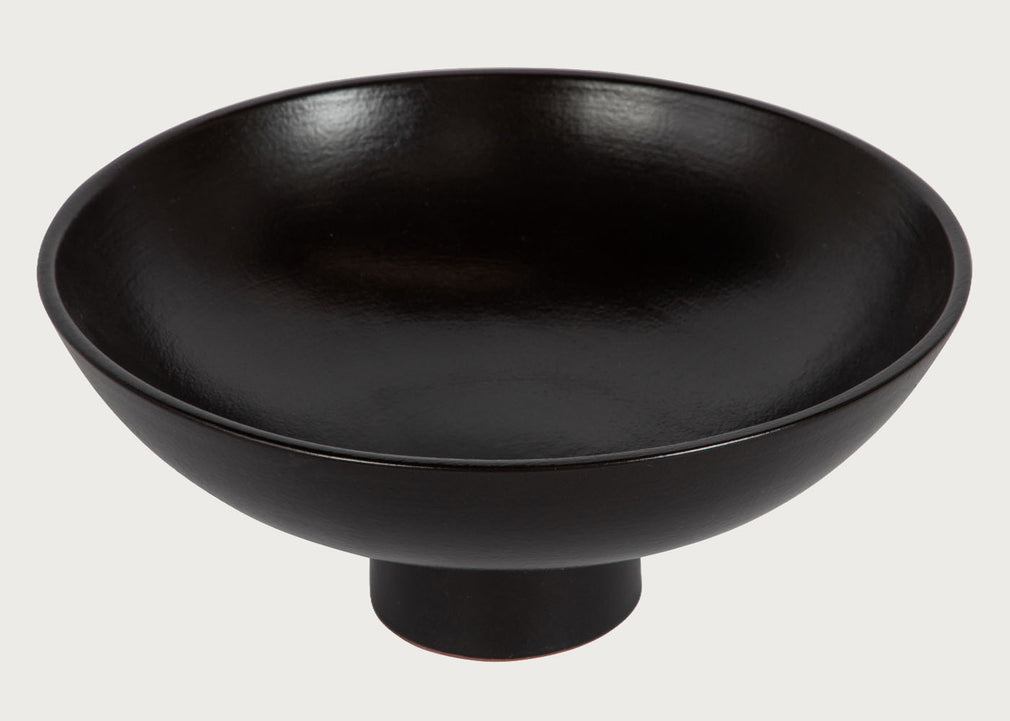 Terracotta Fruit Bowl Black Small