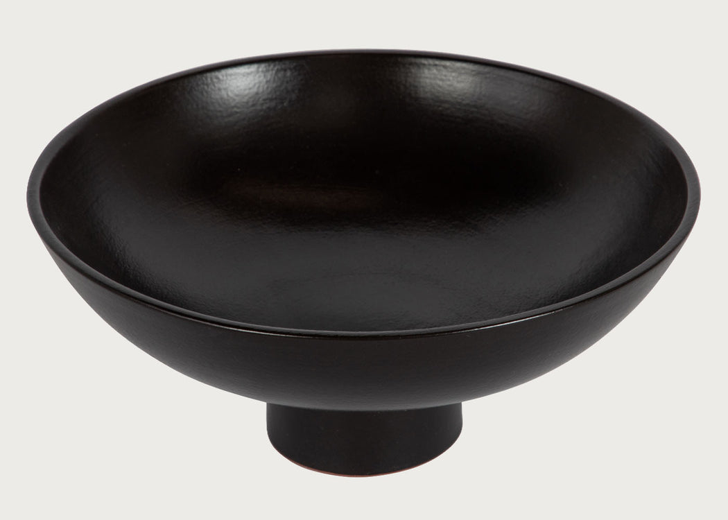 Terracotta Fruit Bowl Black Small