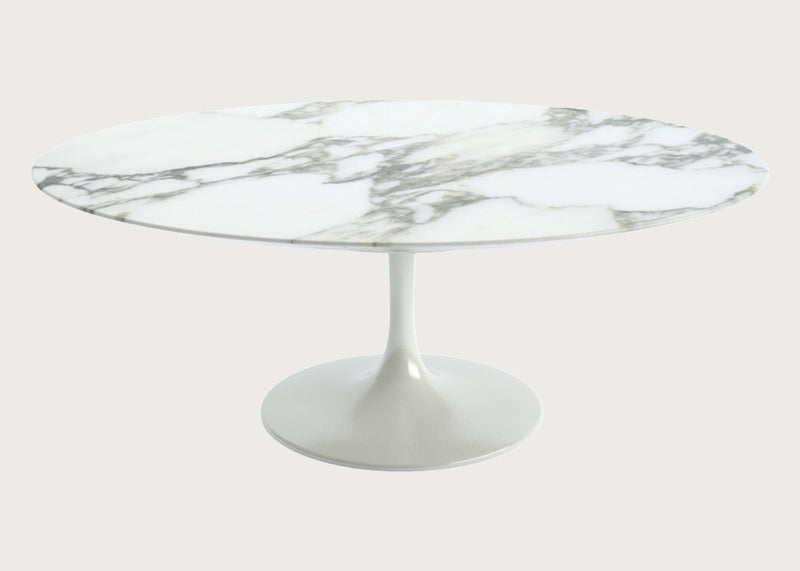 Saarinen Coffee Table with White Base