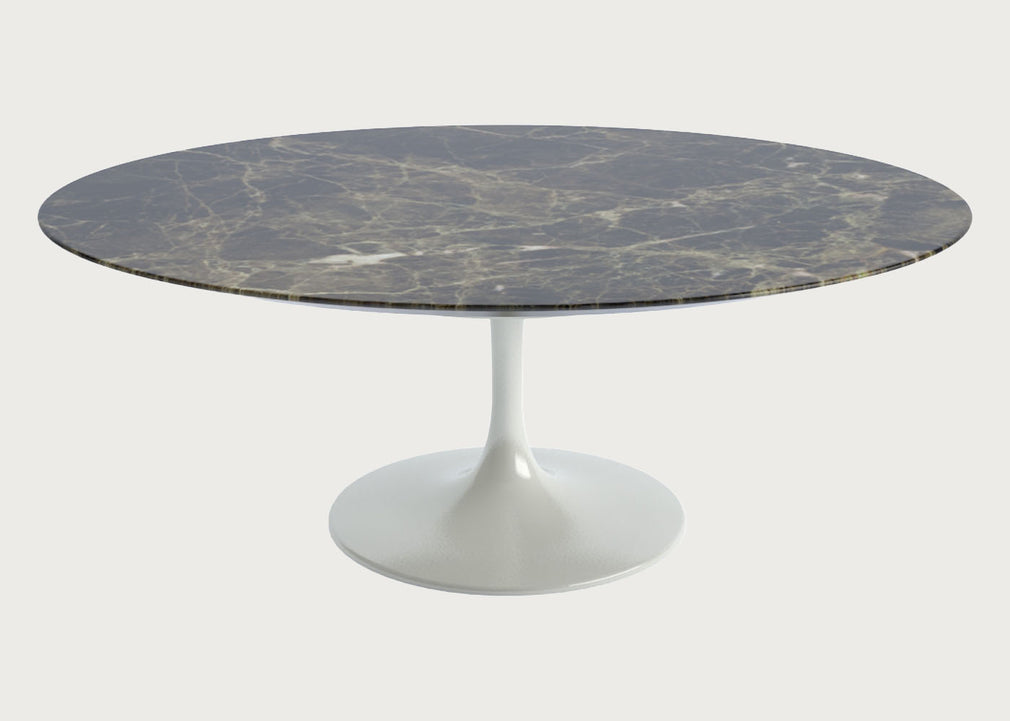 Saarinen Coffee Table with White Base