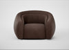 Flora Loveseat Heritage Leather Chestnut 2064