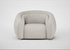 Flora Loveseat Linea Leather White 634