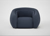 Flora Loveseat Loop Boucle Navy