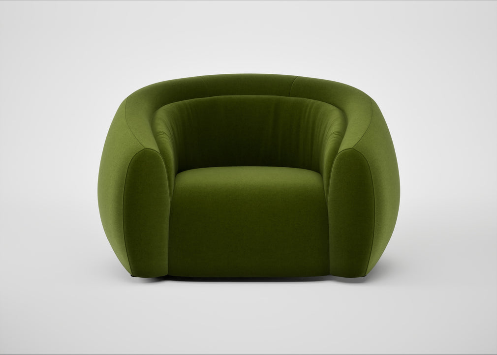 Flora Loveseat Nobilis Velvet Leaf