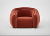 Flora Loveseat Nobilis Velvet Rust