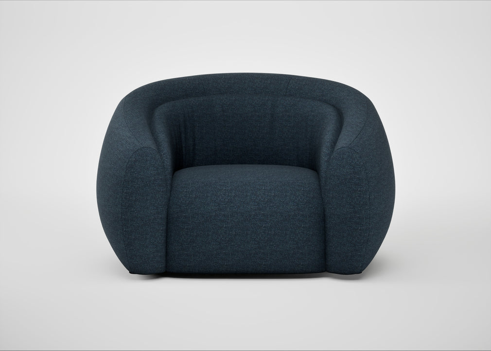 Flora Loveseat Siena Cotton Deep Sea