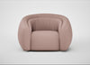 Flora Loveseat Siena Cotton Dusky Pink