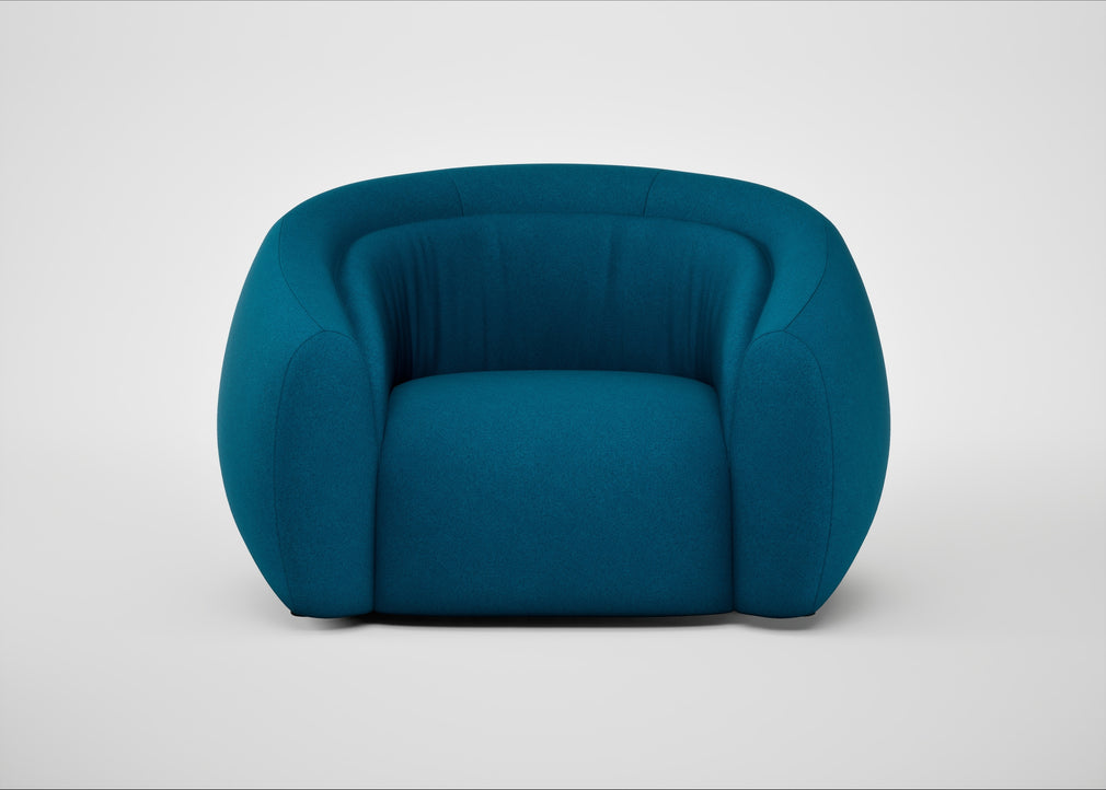 Flora Loveseat St Moritz Wool Teal